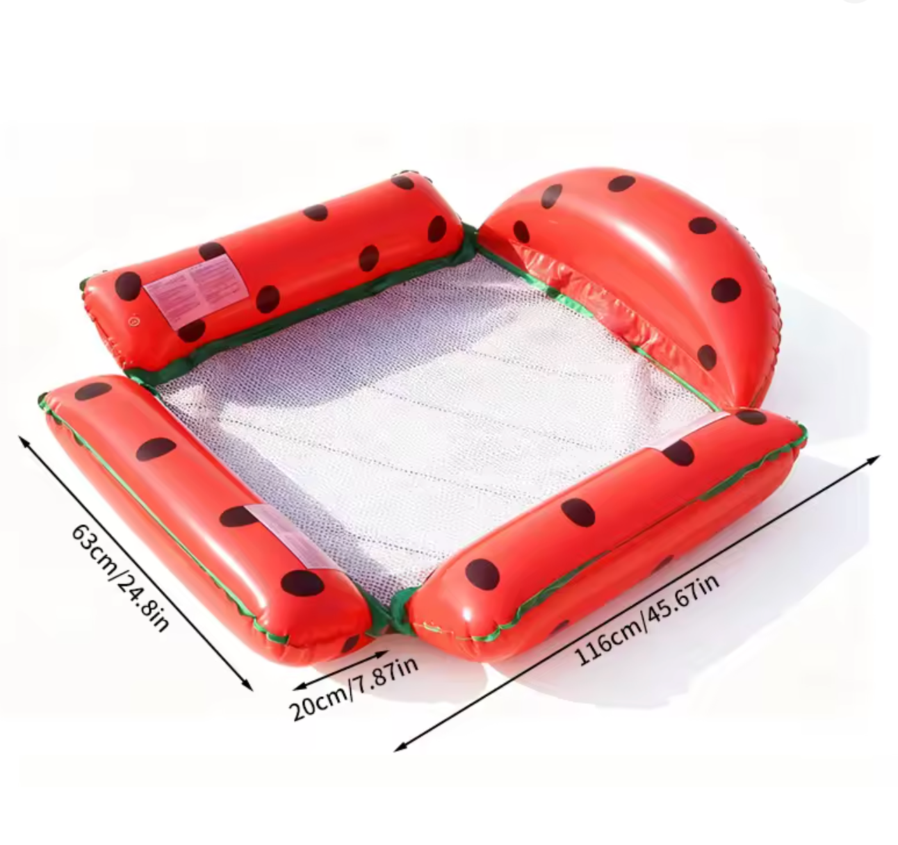 Foldable Inflatable Pool Float Hammock (125cm x 70 cm)