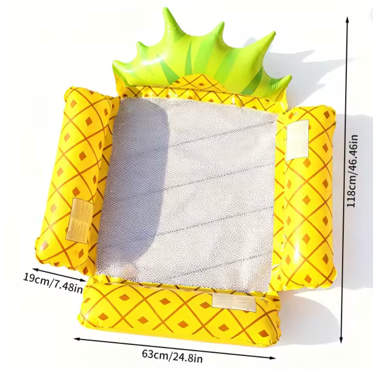 Foldable Inflatable Pool Float Hammock (125cm x 70 cm)