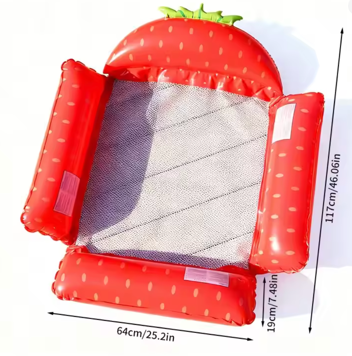 Foldable Inflatable Pool Float Hammock (125cm x 70 cm)