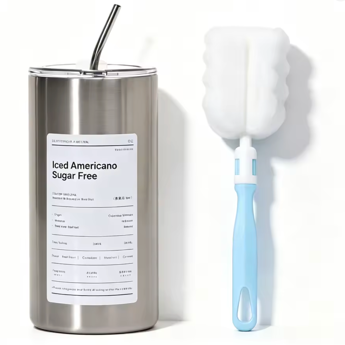 Chic Compact Stainless Steel Thermos (600ml)