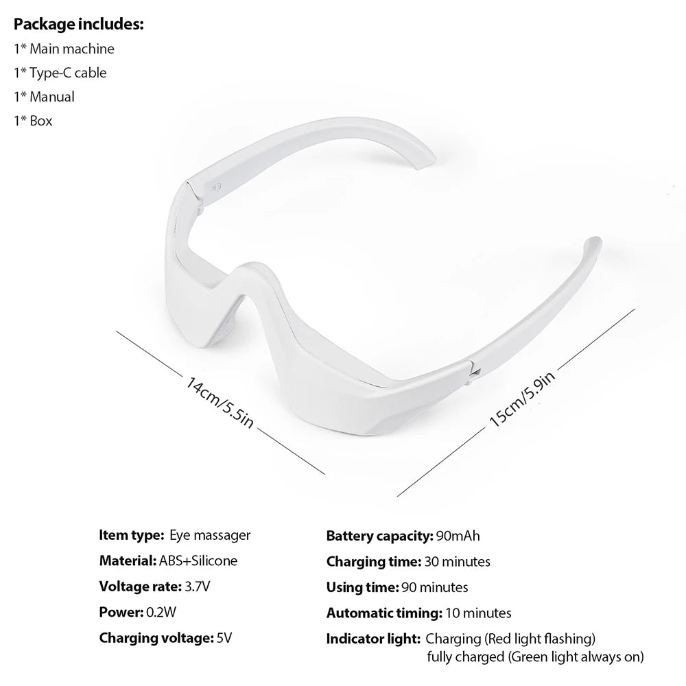 Smart 3D Eye Massager Instant Fatigue Relief & Dark Circle Lightening