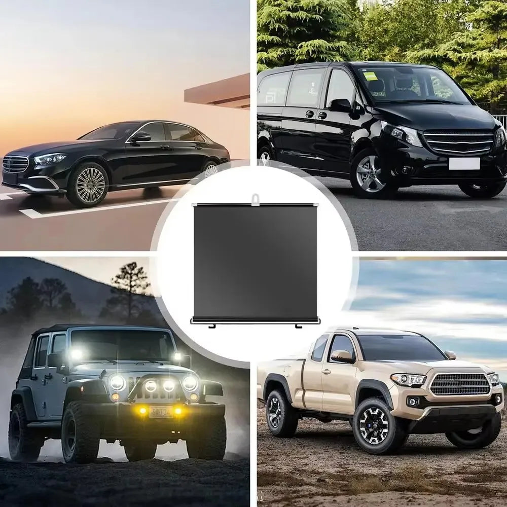 Retractable Car Sun Shade Instant Heat & UV Block