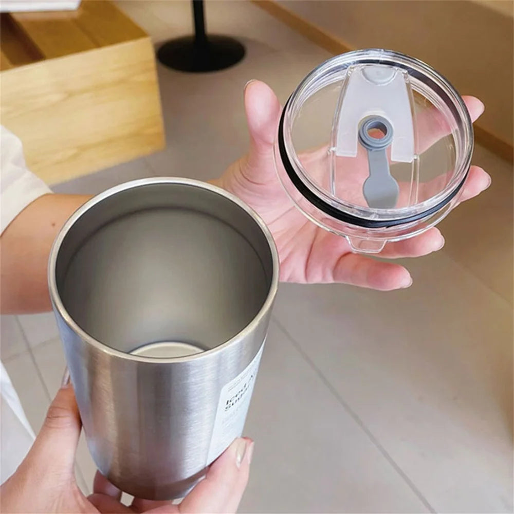 Chic Compact Stainless Steel Thermos (600ml)