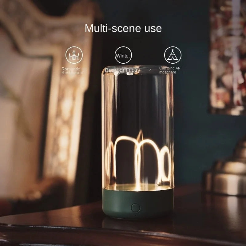 Quantum Wire Magnetic Wireless Table Lamp (Type-C Rechargeable)