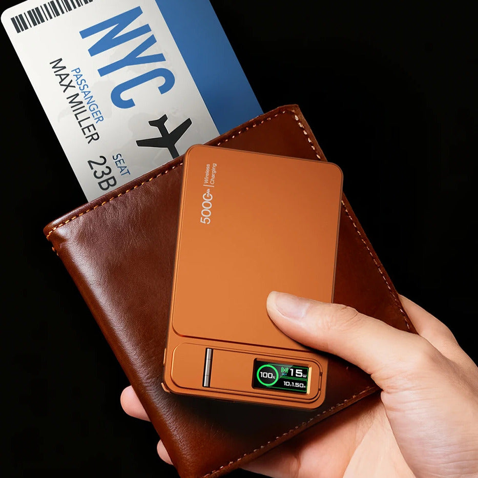 3-in-1 MagSafe 10,000mAh Power Bank with TFT Smart Display