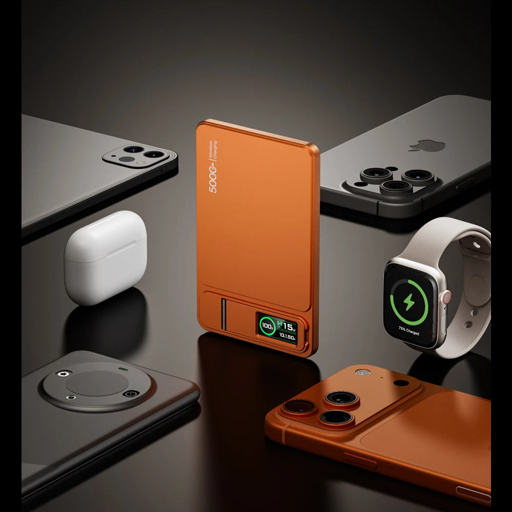 3-in-1 MagSafe 10,000mAh Power Bank with TFT Smart Display
