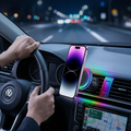 15W MagSafe Car Mount & RGB Fast Charging Station