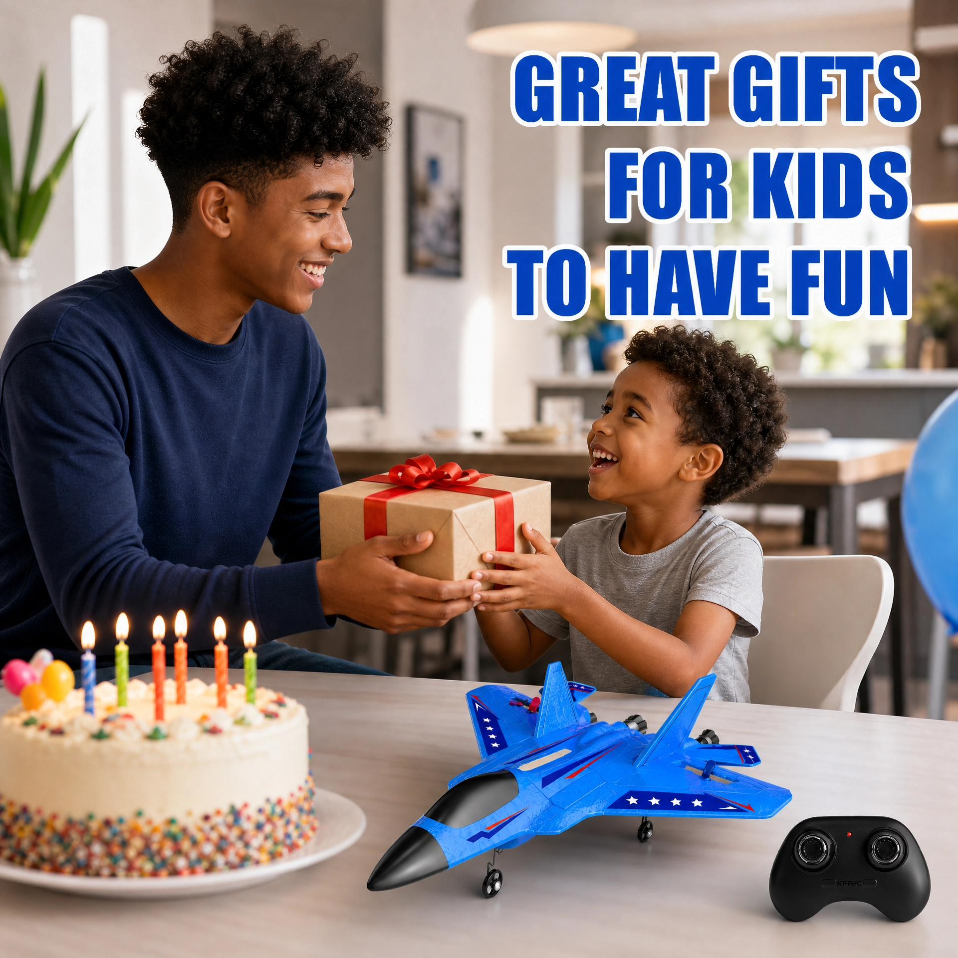 Beginner RC Fighter Jet SU-35 Airplane Easy 2.4GHz Control